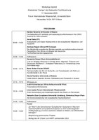 Programm Workshop AK Europa in Bonn